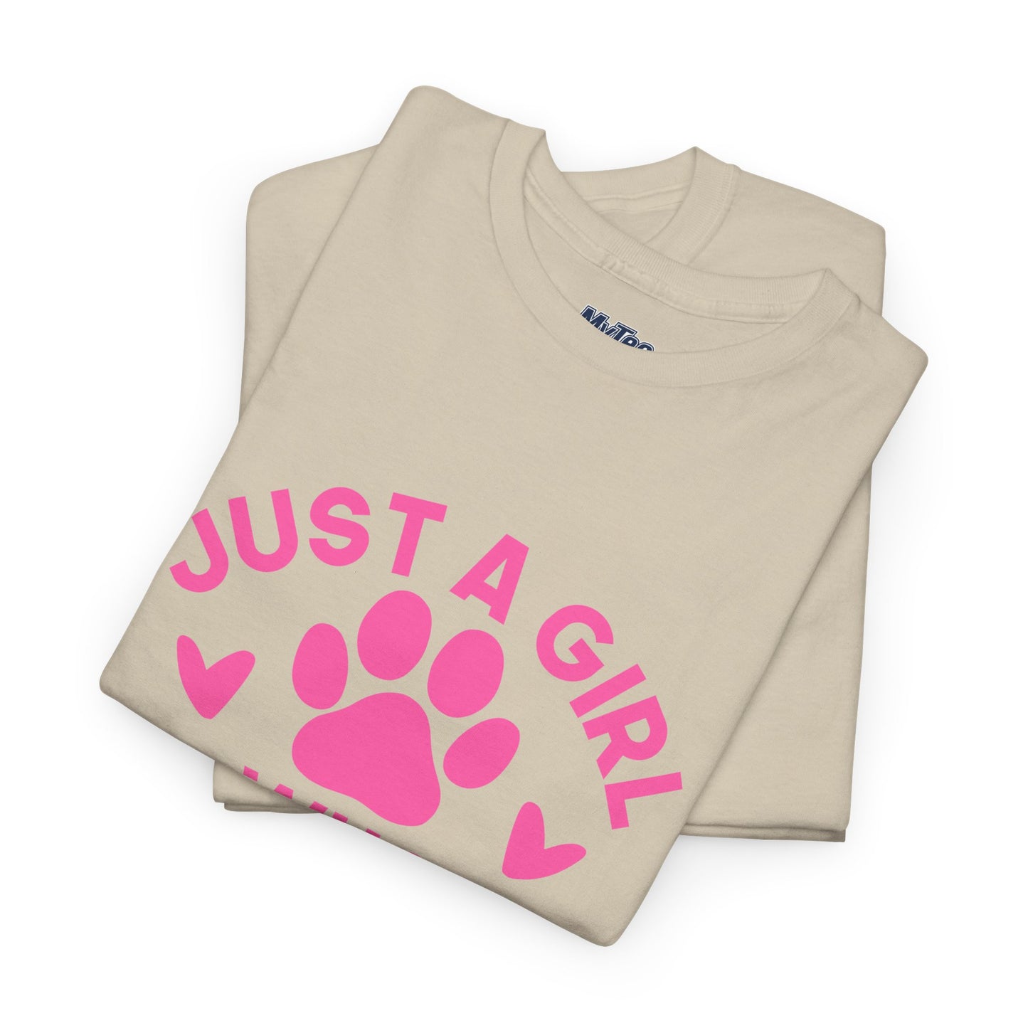 Just a Girl Who Loves Dogs T-Shirt - Cute Pet Lover Tee