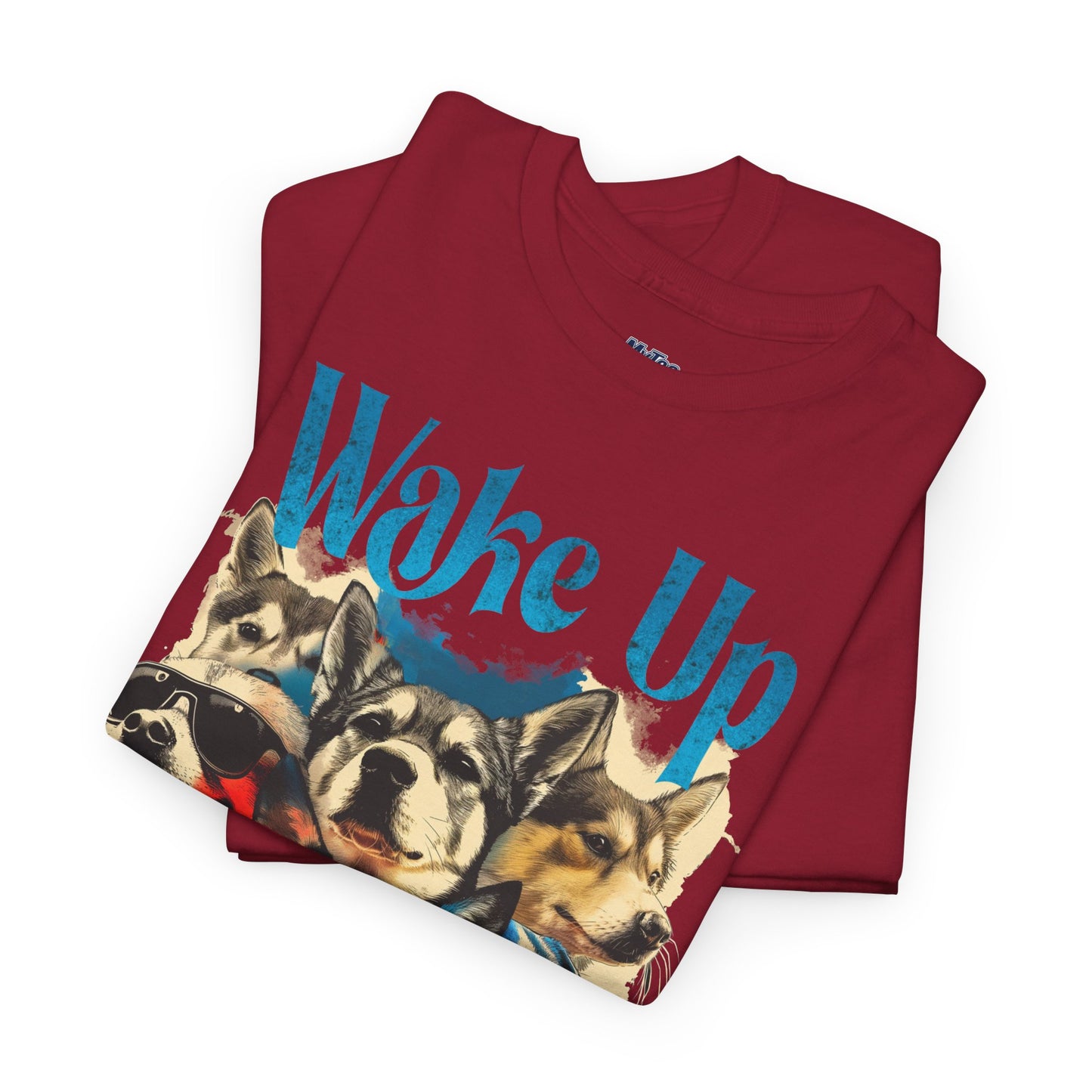 Wake Up Dog Unisex Cotton Tee