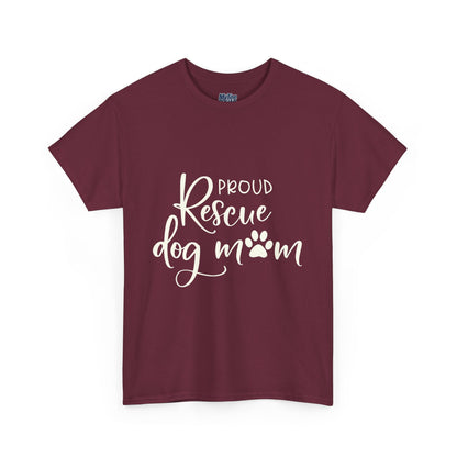 Proud Rescue Dog Mom T-Shirt | Pet Lover Gift