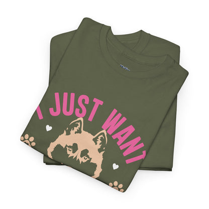 I Just Want All The Dogs Unisex T-Shirts For Dog Lover