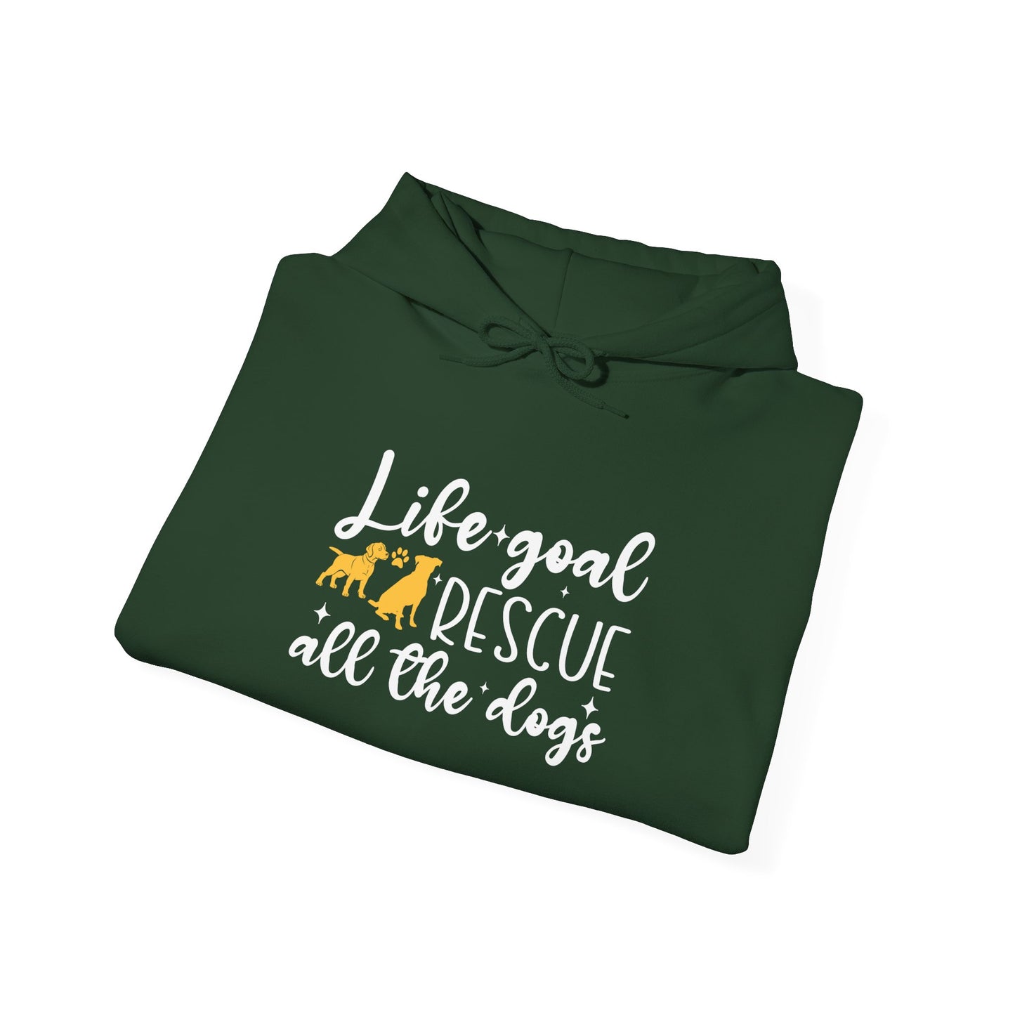 Life Goal Dog Rescue Unisex Hoodie – Cozy & Compassionate