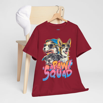 Paw Squad Unisex T-Shirt – Dog Crew Graphic Tee For Pet Lovers