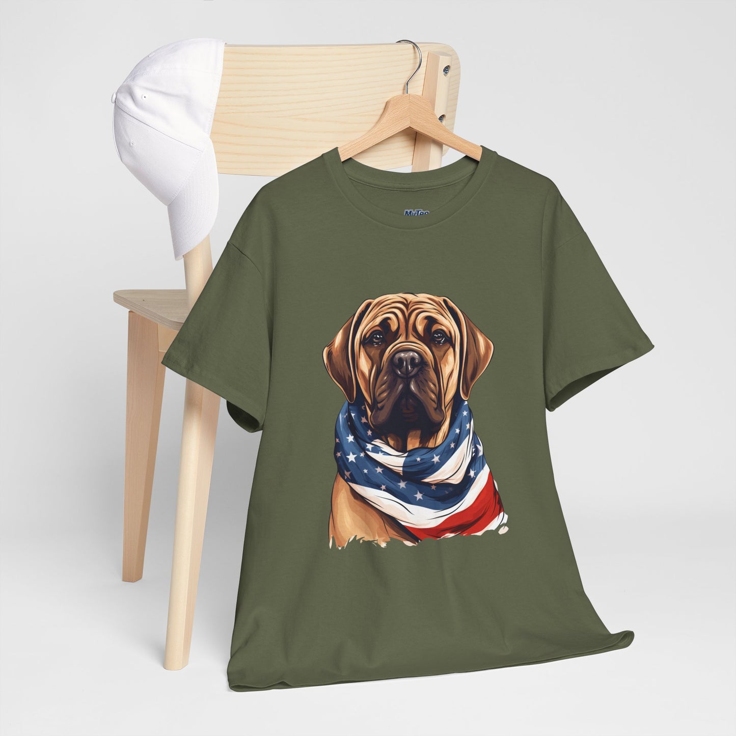 Patriotic Mastiff Unisex T-Shirt