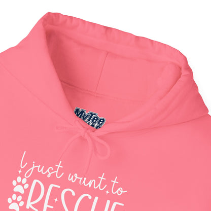 I Just Want To Rescue All The Dogs Unisex Hoodie- Rescue Vibes Only