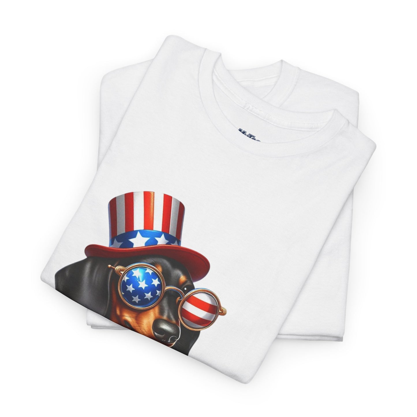 Patriotic Dachshund 4th of July T-Shirt | Red, White & Woof Style