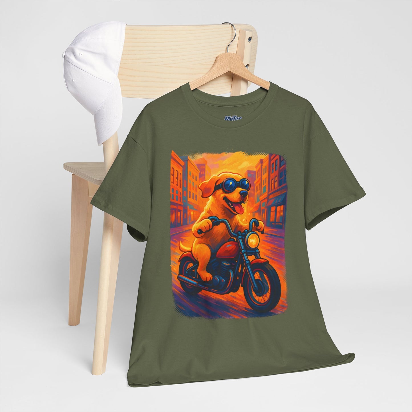 Cool Dog Biker Labrador Retriever Unisex T-Shirts