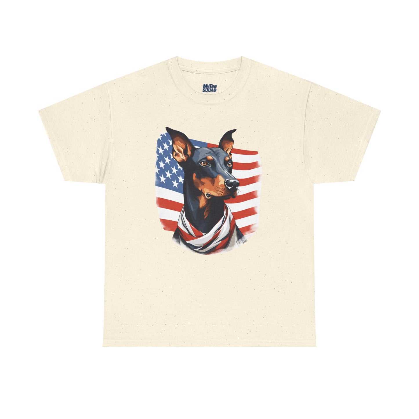 Patriotic Doberman Pinscher Unisex T-Shirt