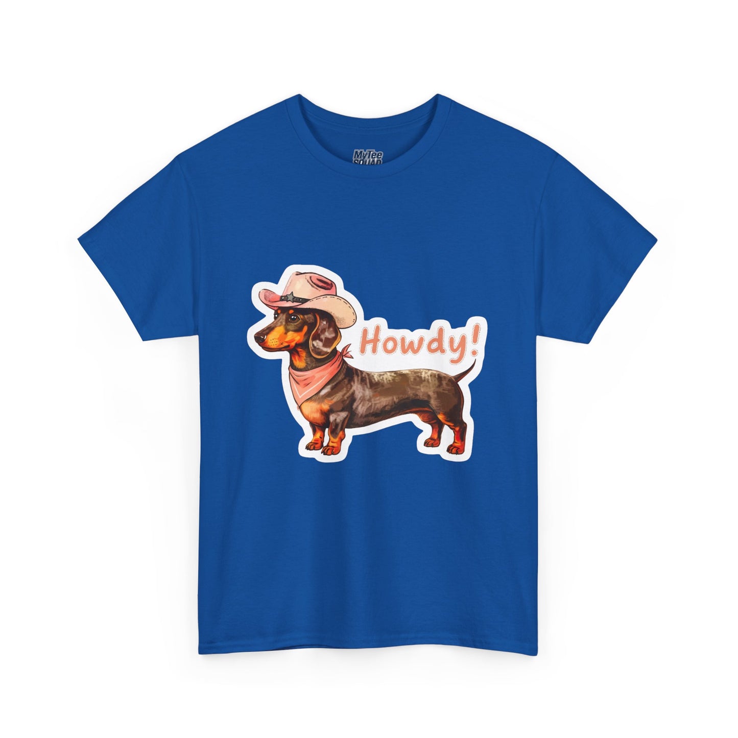 Dachshund Howdy Unisex T-Shirt – Southern Charm For Pup Fans