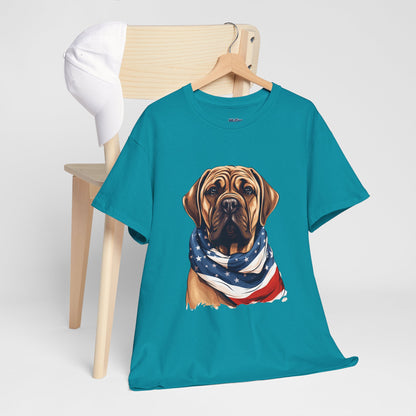 Patriotic Mastiff Unisex T-Shirt