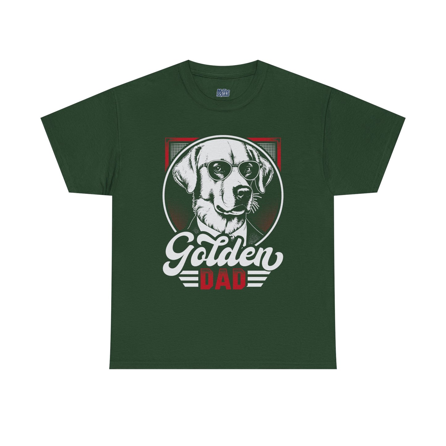 Golden Dad, Golden Retriever T-Shirt | Best For Dog Dad