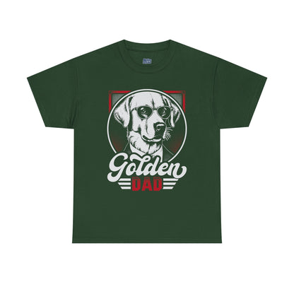 Golden Dad, Golden Retriever T-Shirt | Best For Dog Dad