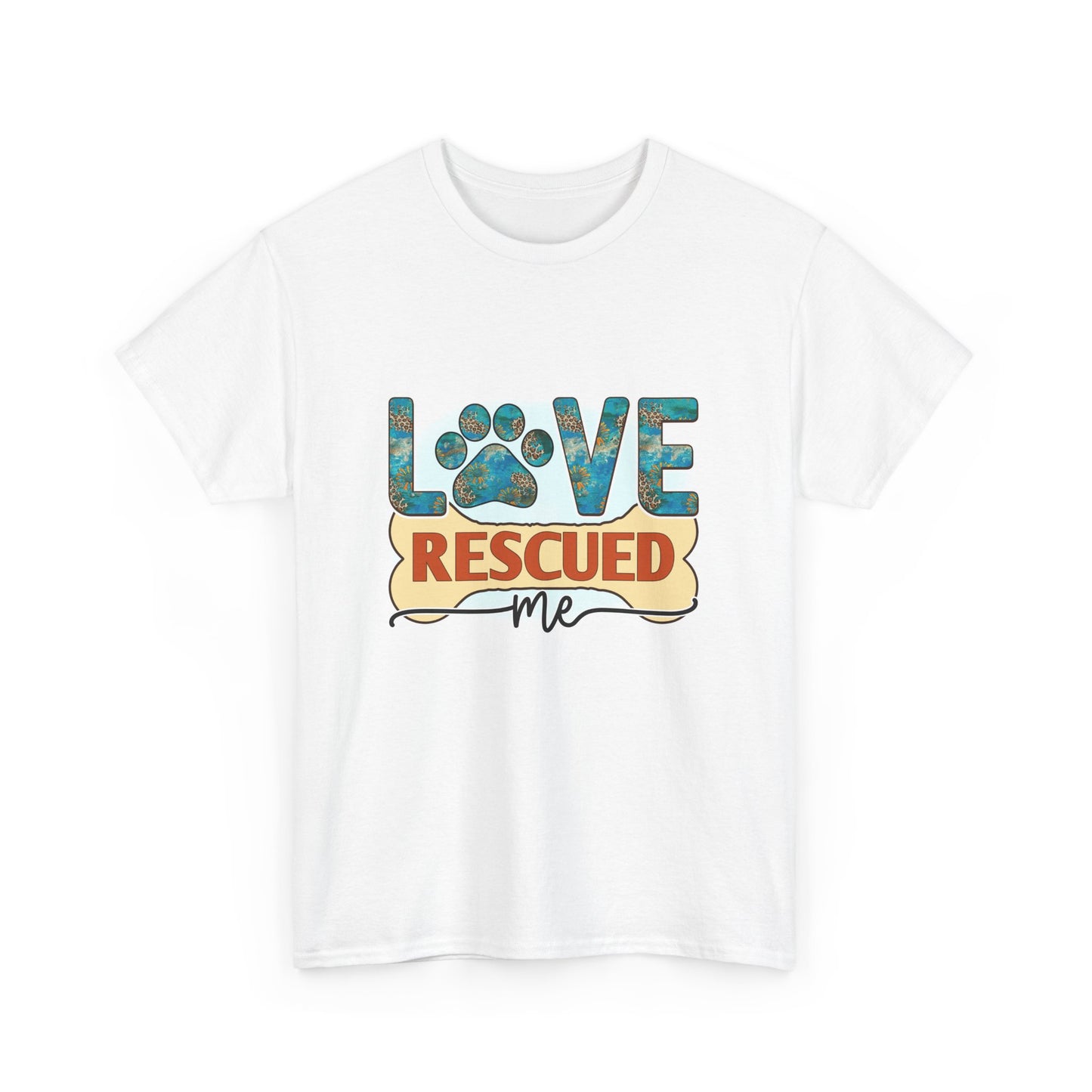 Love Rescued Me T-Shirt - Rescue Dogs Save Lives