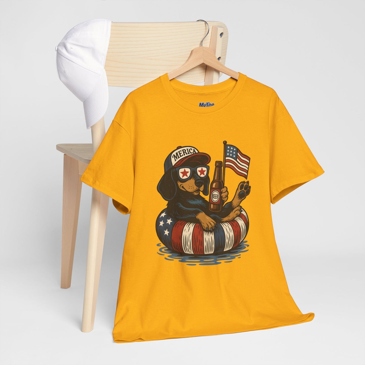 Patriotic Dachshund America Unisex T-Shirt