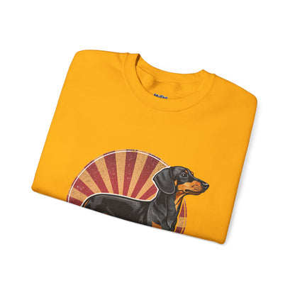 Dachshund Small But Mighty Sweatshirt – Fierce Pup Energy Pullover