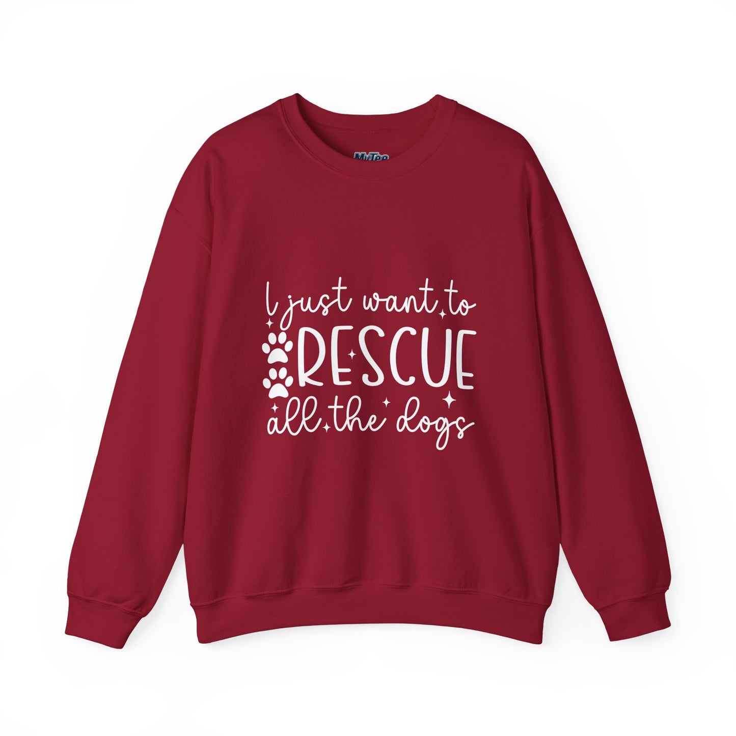 I Just Want To Rescue All The Dogs Unisex Sweatshirt | Cozy Mission Wear