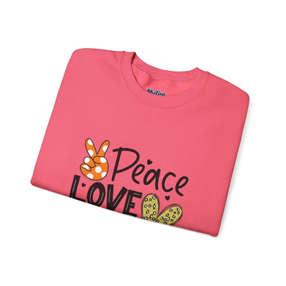 Peace, Love & Dogs Sweatshirt | Perfect Gift for Dog Lovers | Cozy Casual Wear | Pet Lover Apparel
