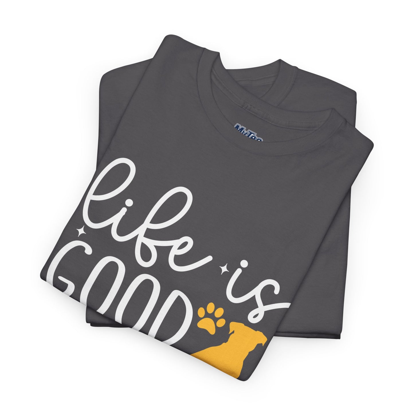 "Life Is Good With My Rescue Dog" Unisex T-Shirt | Dog Lover Gift