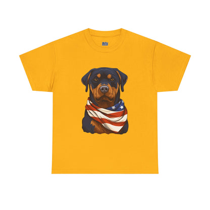 Patriotic Rottweiler Unisex T-Shirt