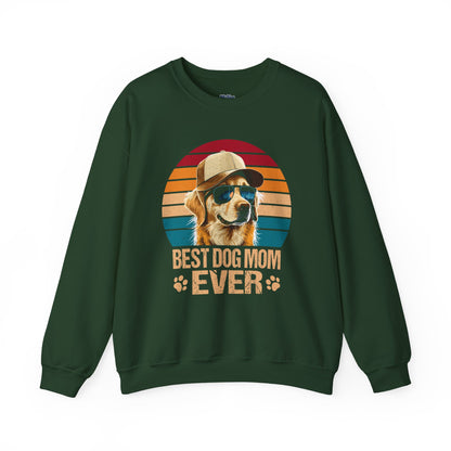 Best Dog Mom Ever Golden Retriever Sweatshirt