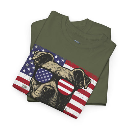 Show Me Your Pitties Patriotic Pitbull Unisex T-Shirt
