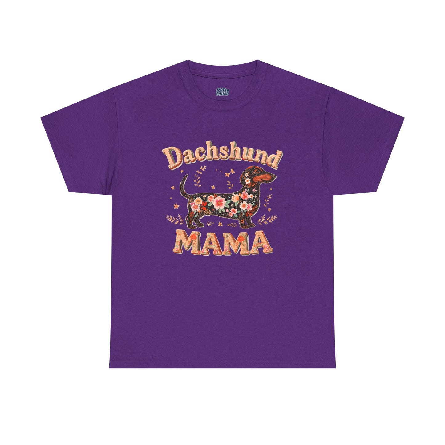 Dachshund Mama T-Shirt – Cute Floral Pup Lover Tee