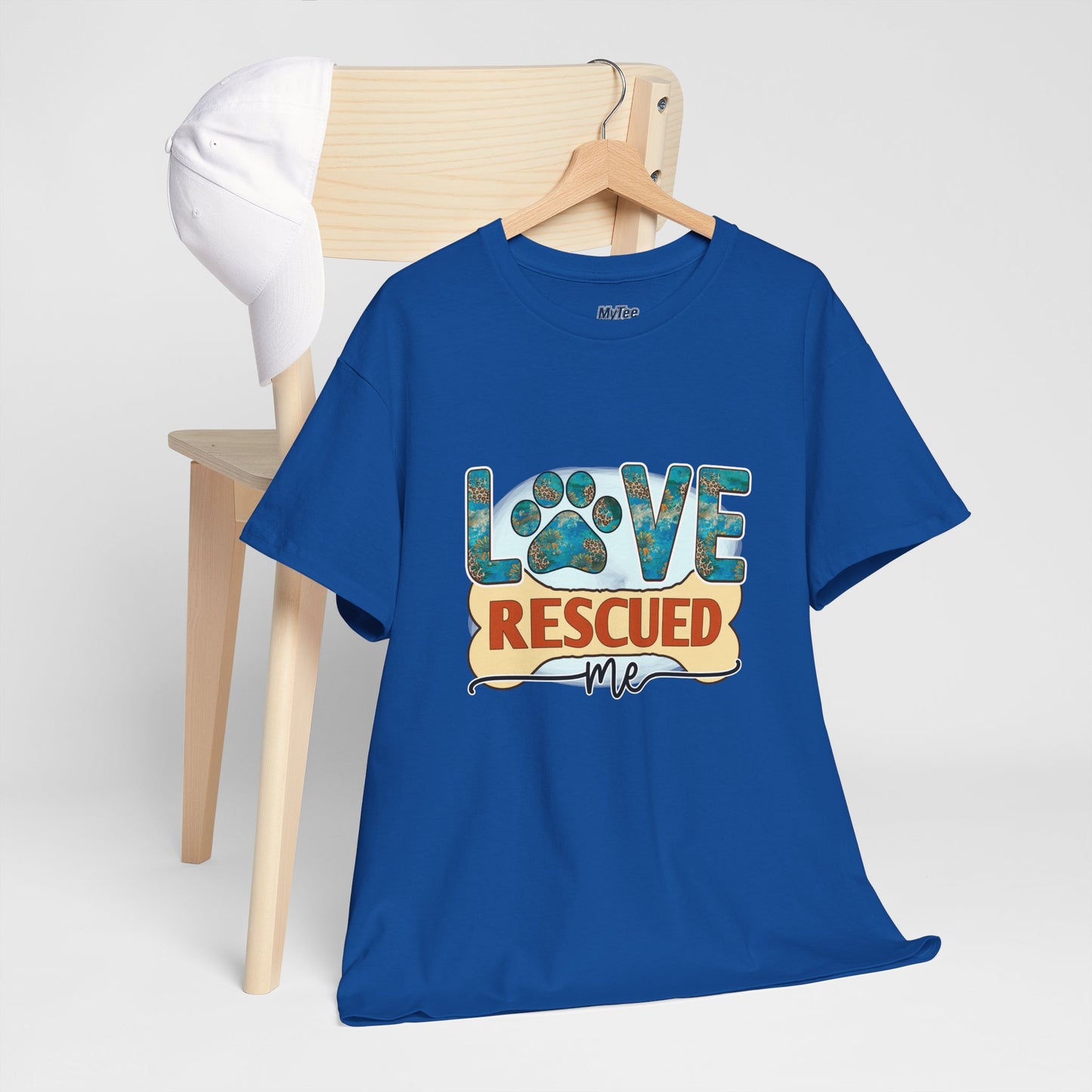 Love Rescued Me T-Shirt - Rescue Dogs Save Lives
