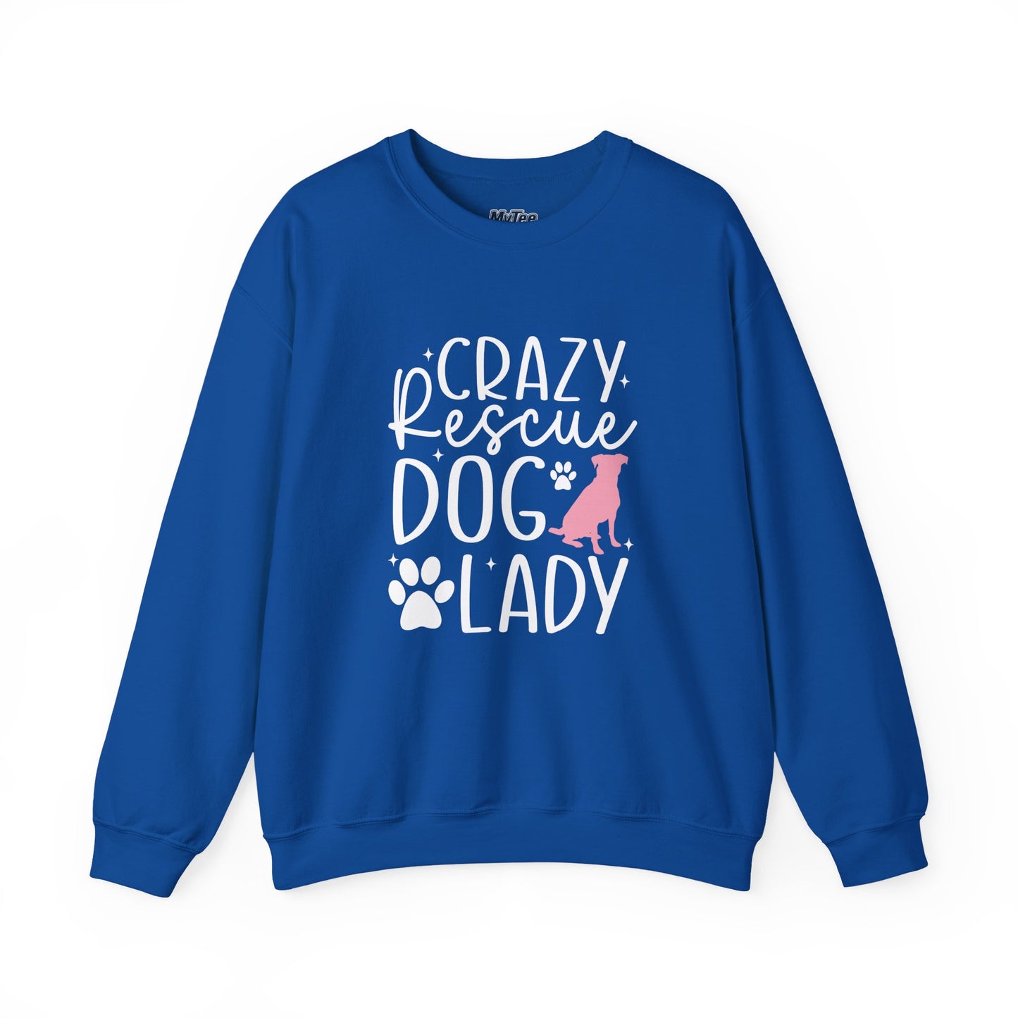 Crazy Rescue Dog Lady Sweatshirt | Dog Mom Crewneck