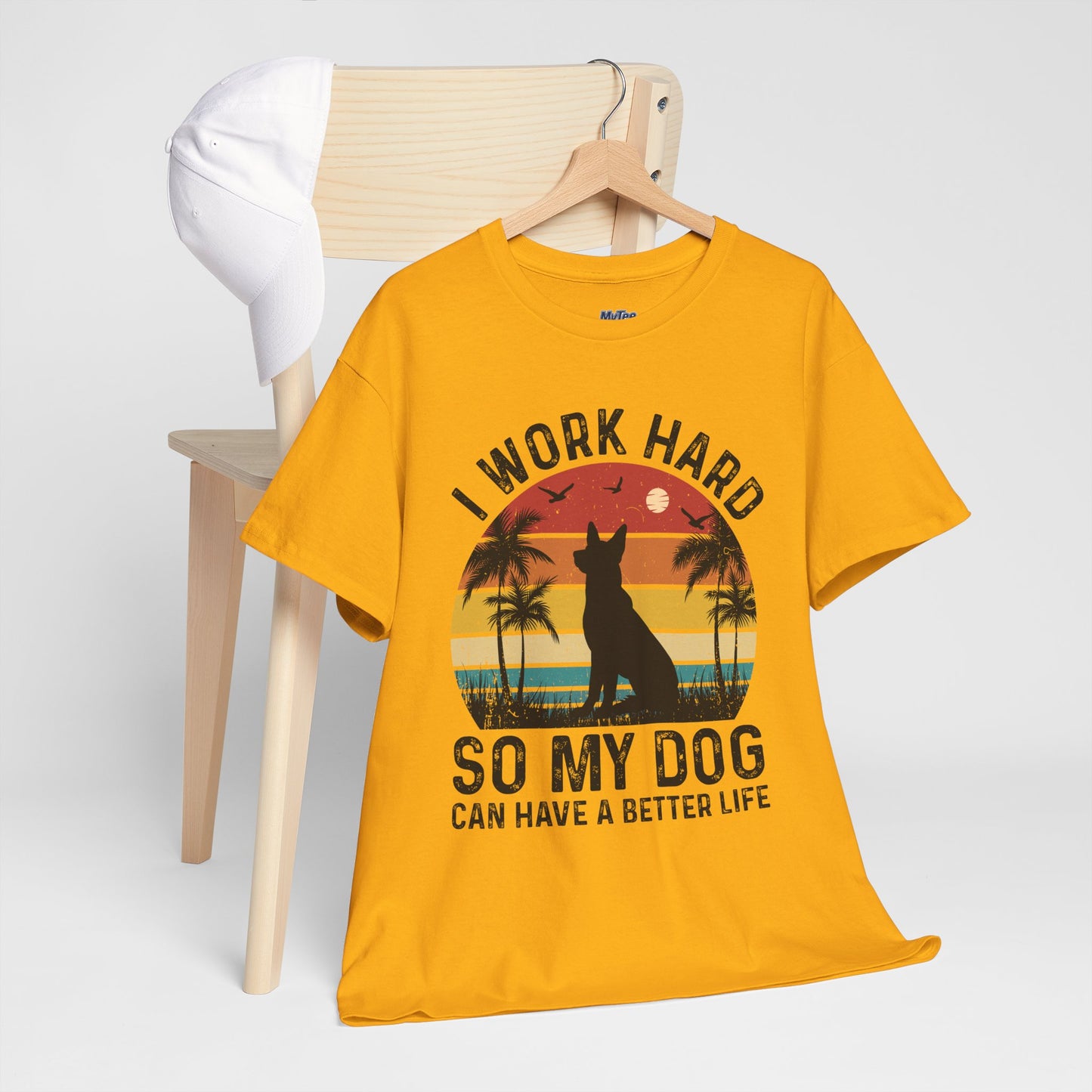 I Work Hard So My Dog Can Chill Unisex T-Shirt