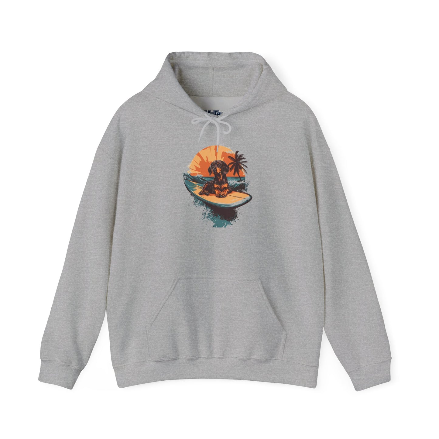 Dachshund Sunset Unisex Hoodie – Chill Pup Style For Dog Lovers