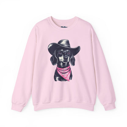 Dachshund Cowpoke Charm Sweatshirt – Soft Style With Attitude