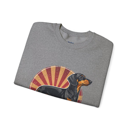 Dachshund Small But Mighty Sweatshirt – Fierce Pup Energy Pullover