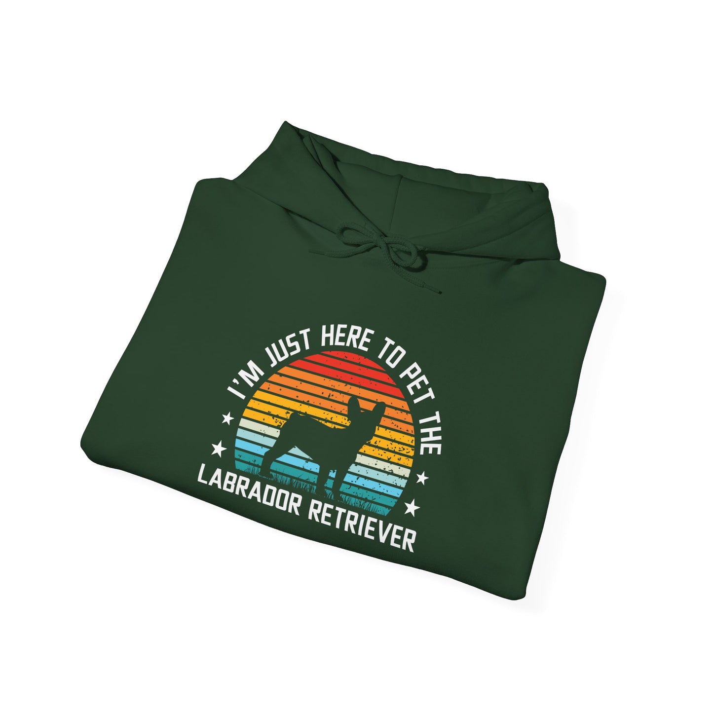 I'm Just Here To Pet The Labrador Retiever Unisex Hoodie