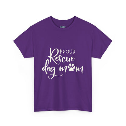 Proud Rescue Dog Mom T-Shirt | Pet Lover Gift