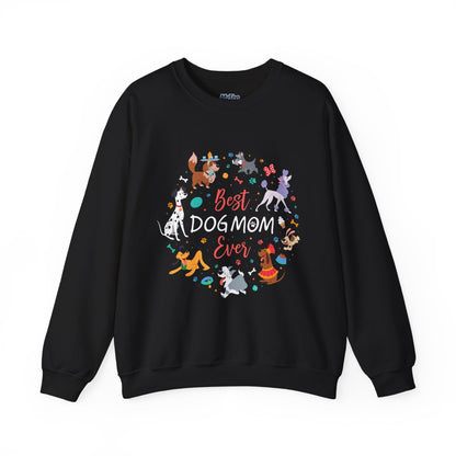 Best Dog Mom Ever Sweatshirt | Warm & Furry Crewneck