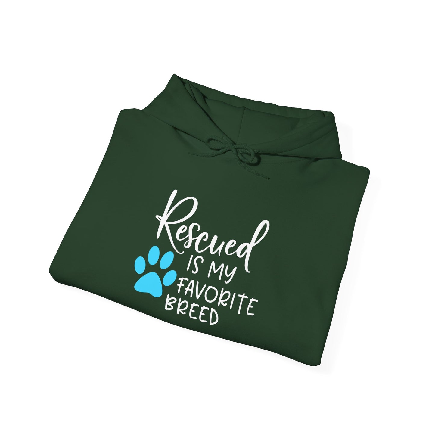 Rescued Is My Favorite Breed Unisex Hoodie – Shelter Dog Support