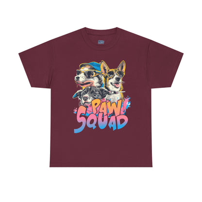 Paw Squad Unisex T-Shirt – Dog Crew Graphic Tee For Pet Lovers