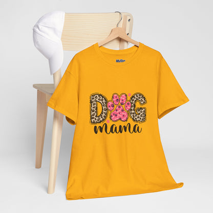 Dog Mama Graphic Cotton T-Shirt | Perfect for Pet Lovers