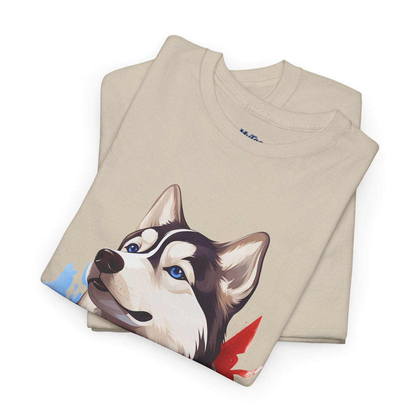 Patriotic Siberian Husky Unisex T-Shirt