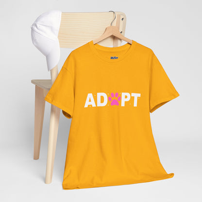 Adopt Unisex T-Shirt – Love In Every Paw Print