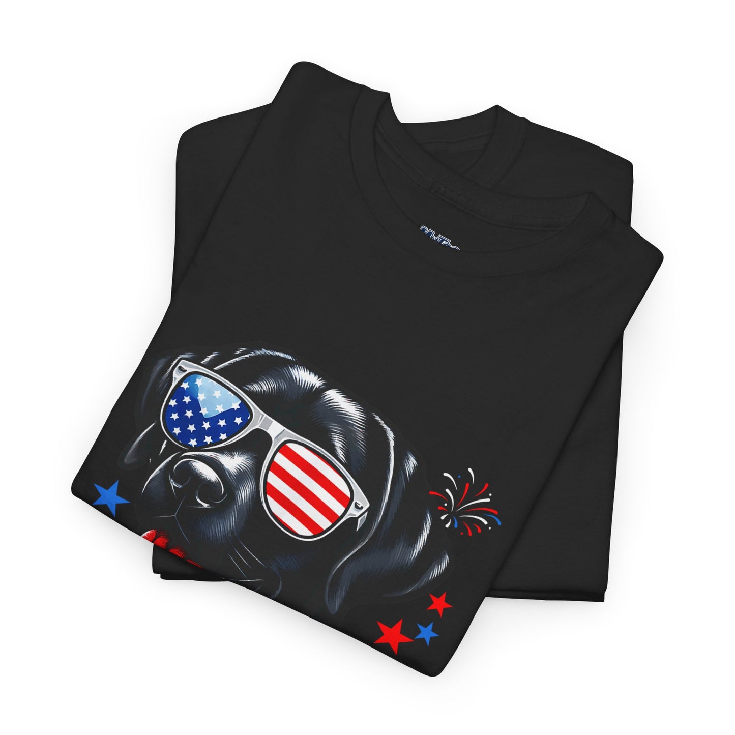 Patriotic American Labrador Retriever With Sunglasses Unisex T-Shirt
