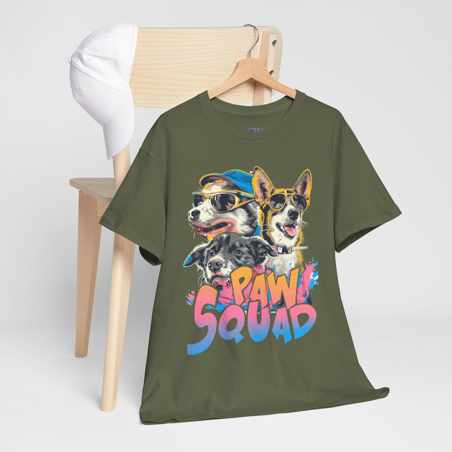 Paw Squad Unisex T-Shirt – Dog Crew Graphic Tee For Pet Lovers