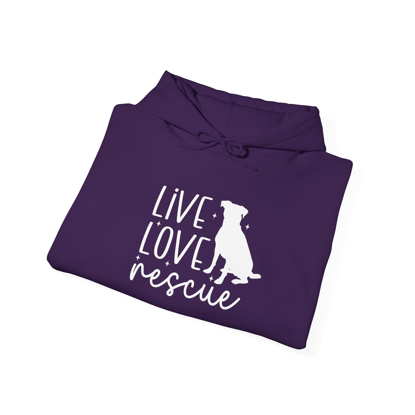 Live Love Rescue Unisex Hoodie For Pet Lovers