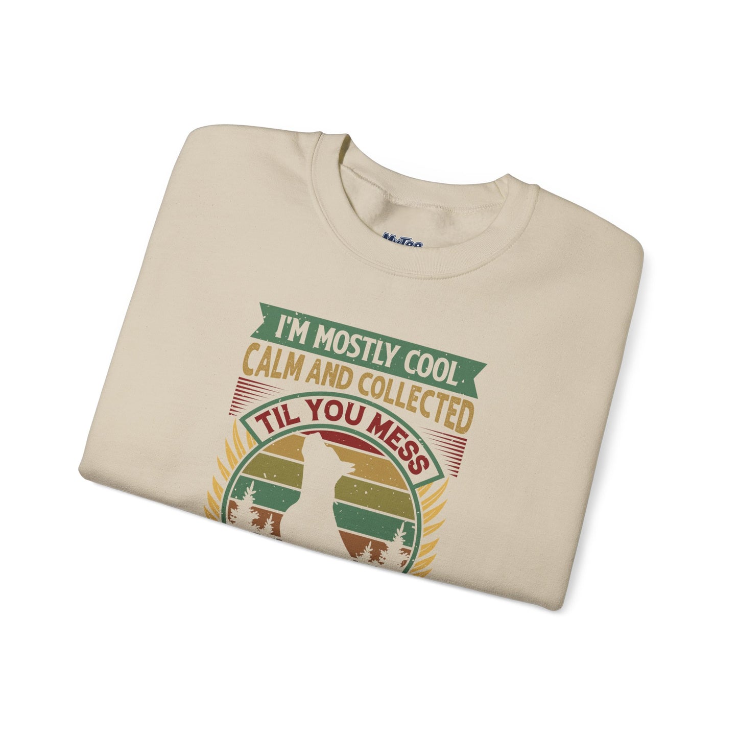 I'm Mostly Calm And Collected Pitbull Unisex Sweatshirts