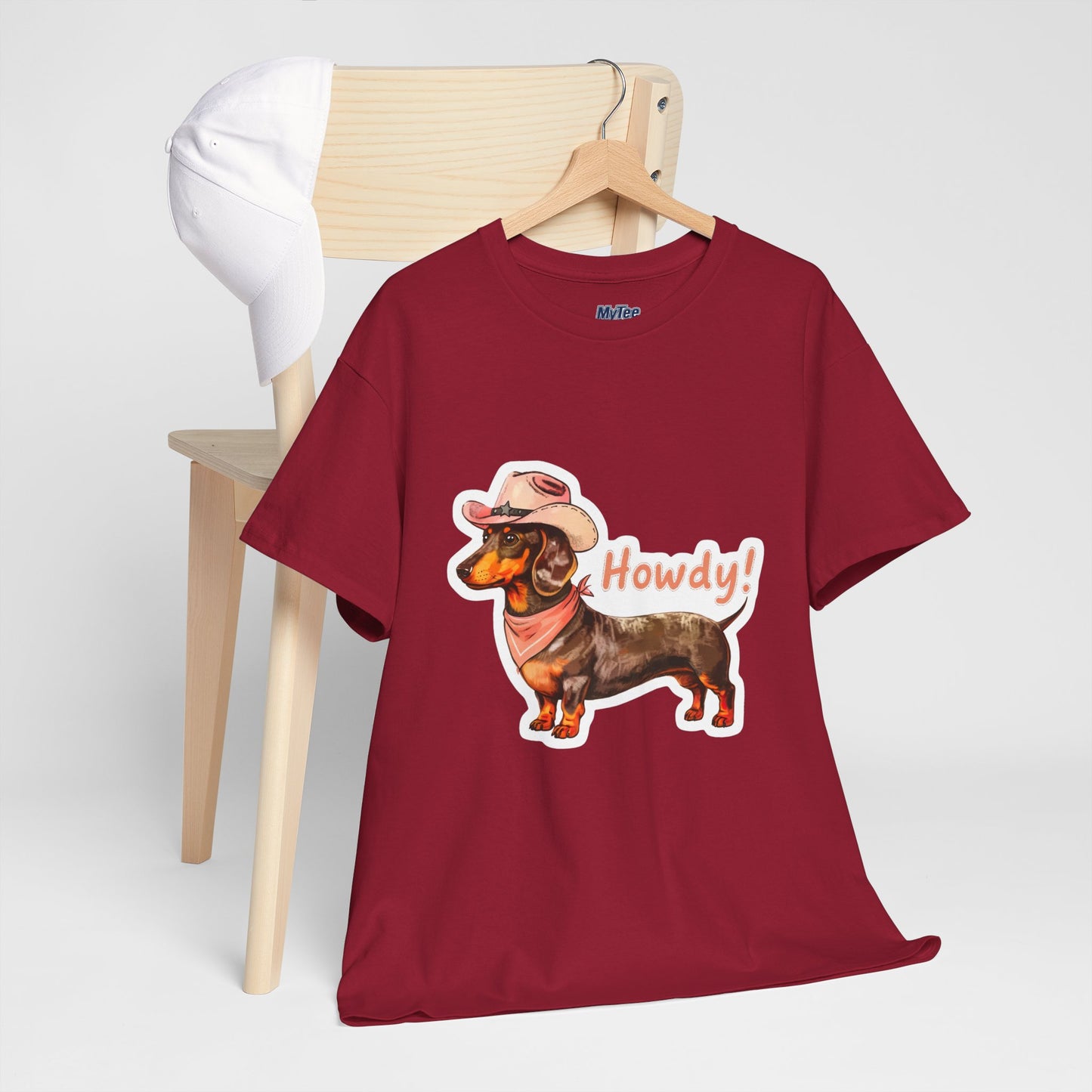 Dachshund Howdy Unisex T-Shirt – Southern Charm For Pup Fans