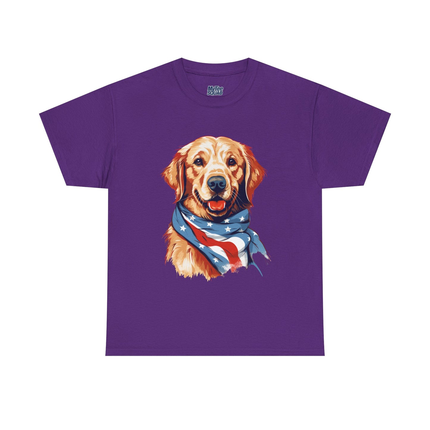 Patriotic Golden Retriever Unisex T-Shirt