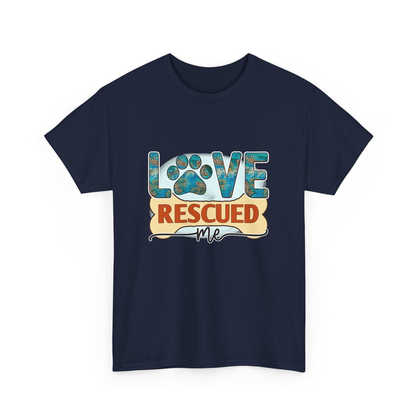 Love Rescued Me T-Shirt - Rescue Dogs Save Lives