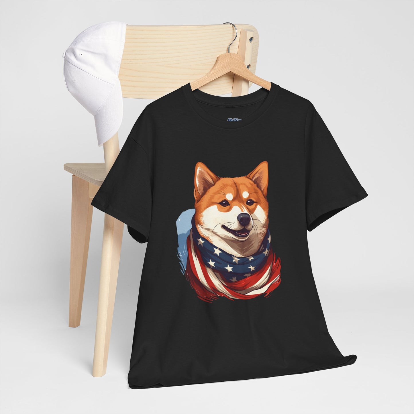 Patriotic Shiba Inu Unisex T-Shirt