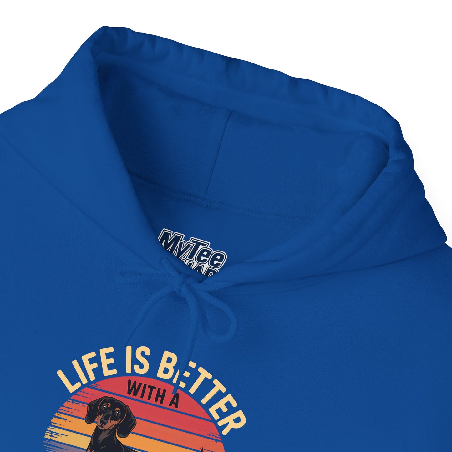 Life Is Better With A Dachshund Unisex Hoodie – Dog Lover Retro Pullover