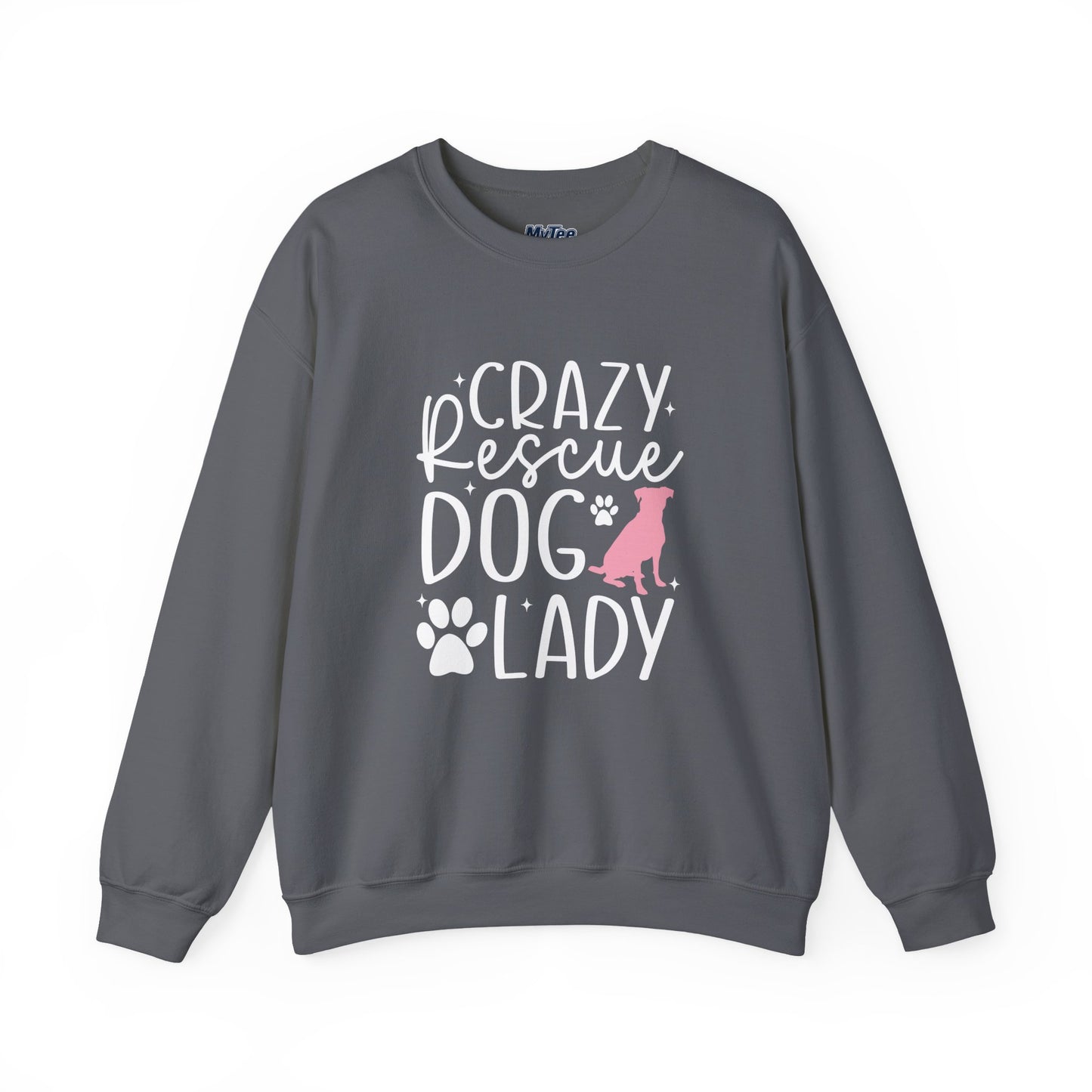 Crazy Rescue Dog Lady Sweatshirt | Dog Mom Crewneck