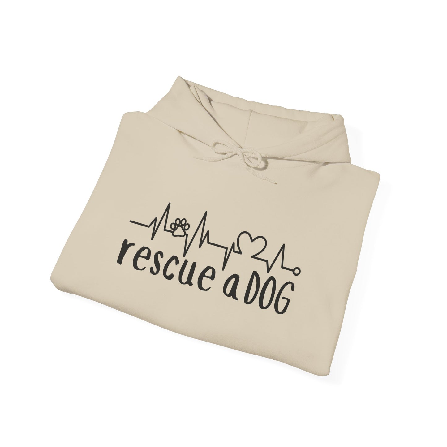 Rescue A Dog Hoodie Pet Lover Unisex Sweatshirt | Adoption Awareness Apparel